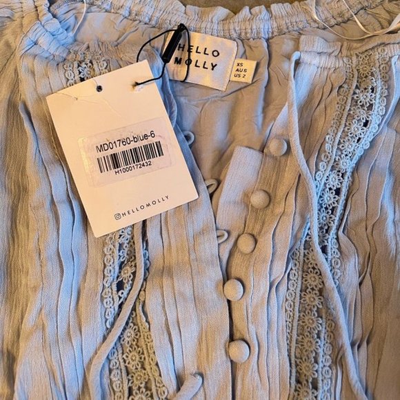 Blue midi dress - Picture 3 of 5